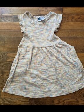 Extremely Me Girls Flutter Sleeve Dress Colorful